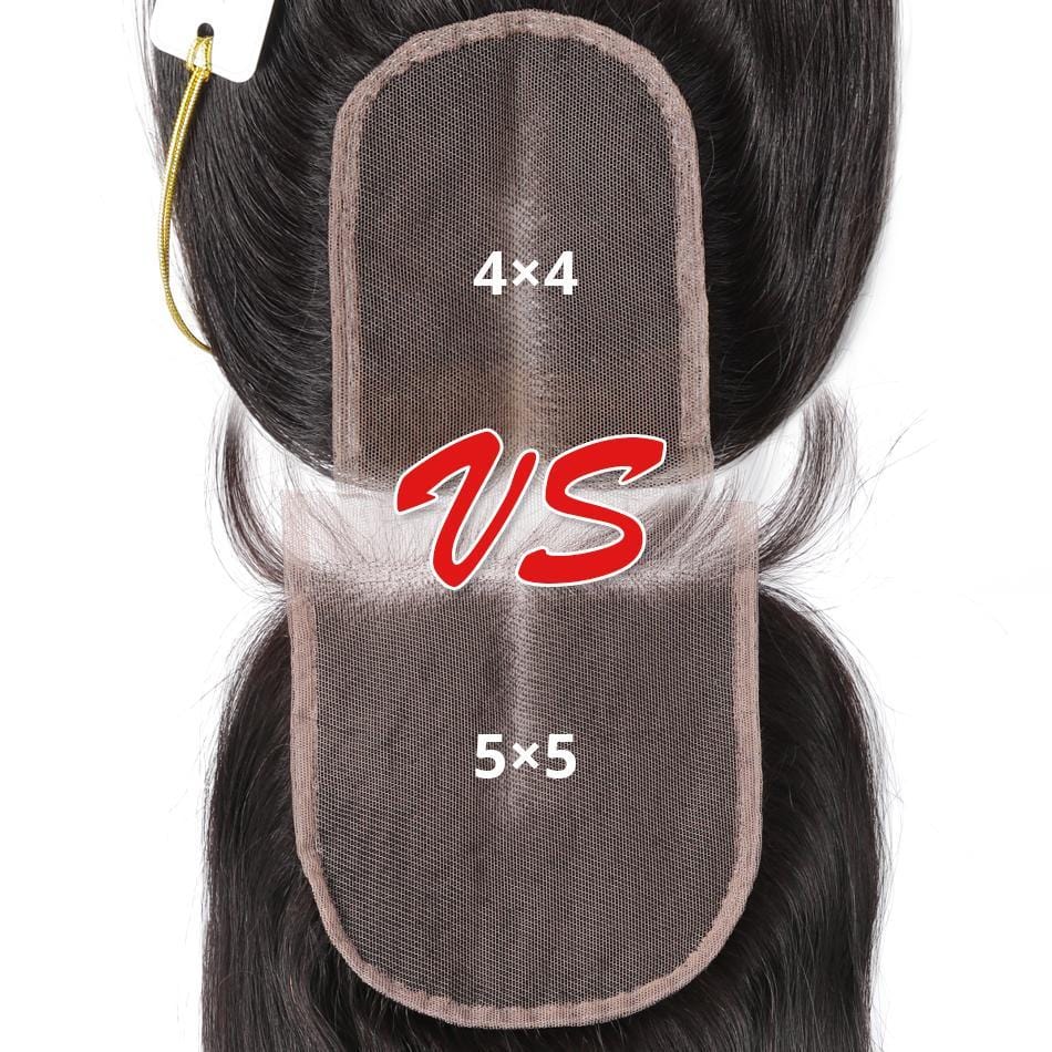 5x5 Lace Closure Brazilian Virgin Hair Body Wave - wigirlhair