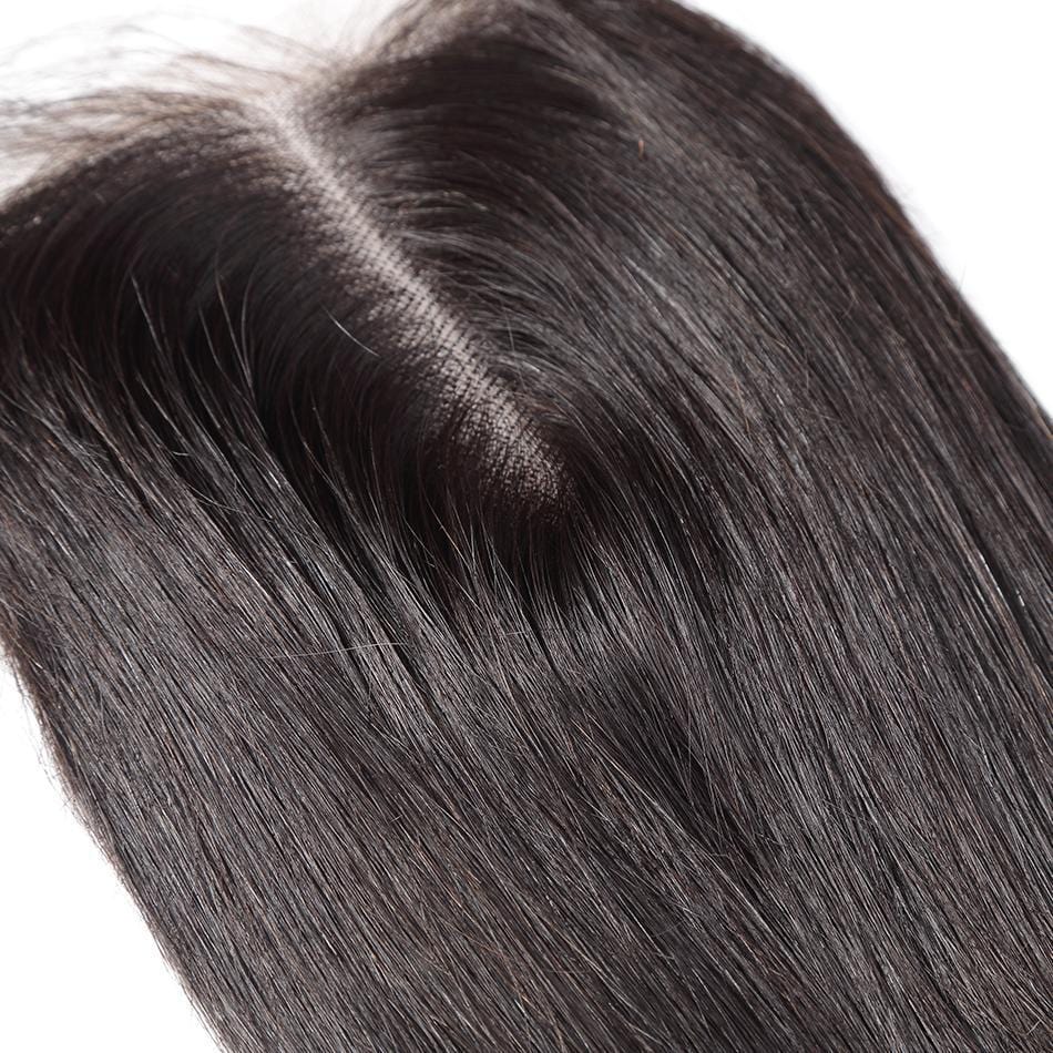 5x5 Transparent Lace Closure Brazilian Virgin Hair Straight - wigirlhair