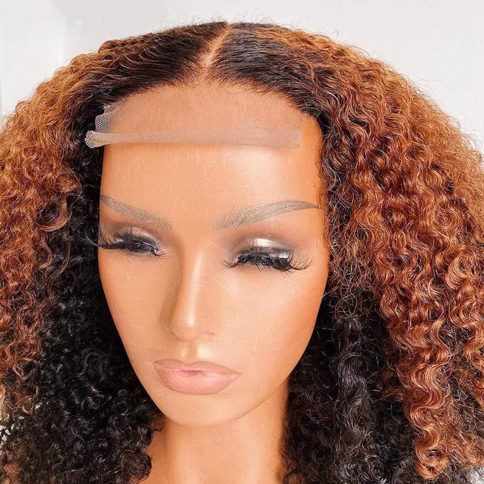 4X4 Water Curly Short Bob Hair Wigs with Baby Hair Remy Hair Frontal Wig-wigirlhair