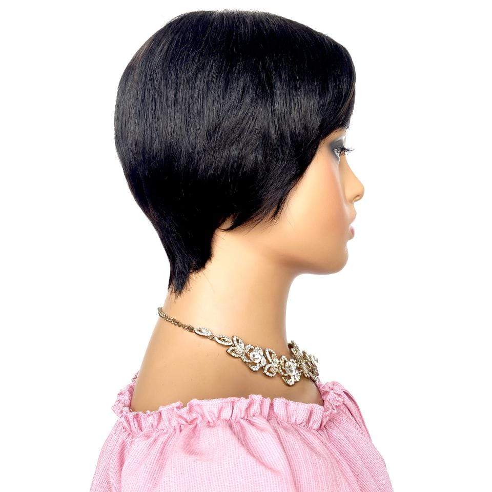 Short Bob Wig With Bangs Pixie Cut Brazilian Human Hair Wigs-wigirlhair