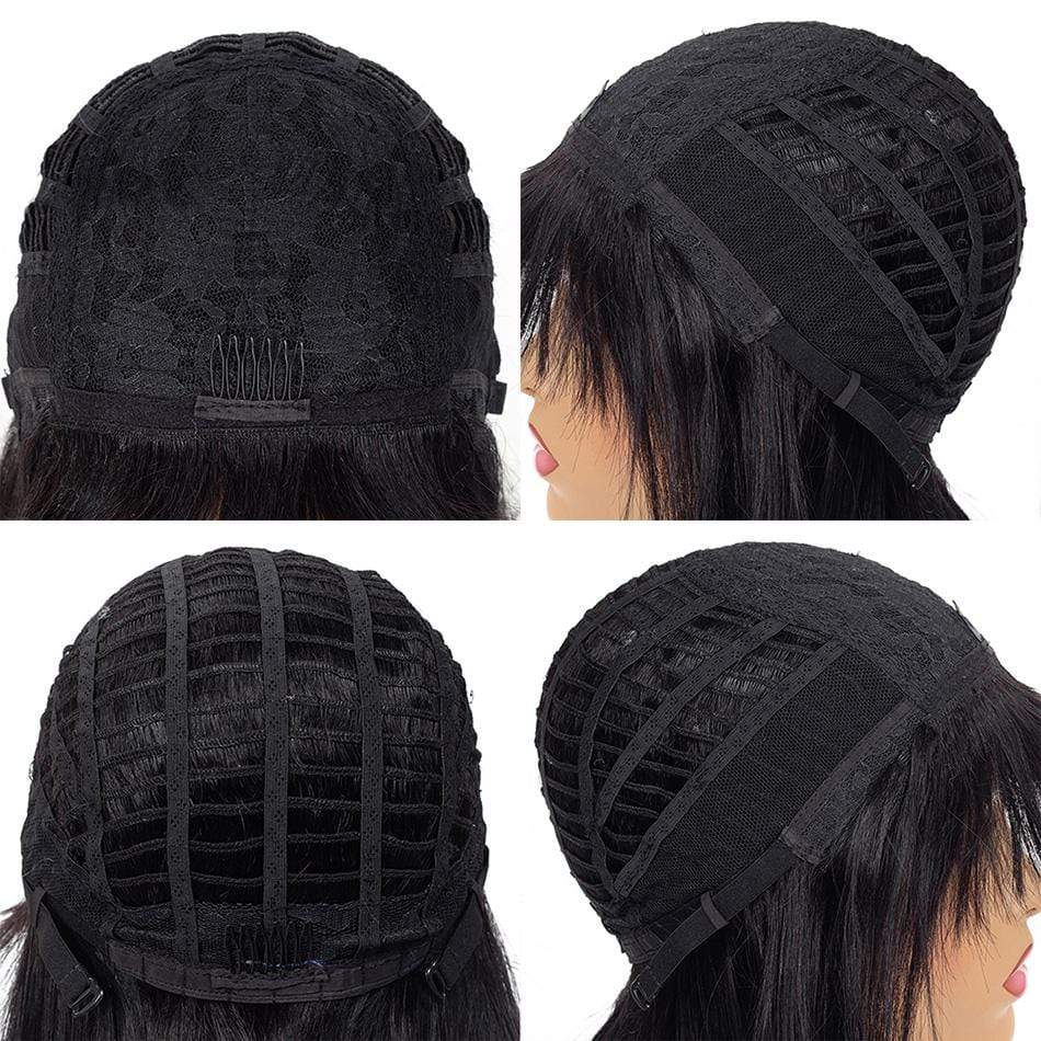 Short Pixie Cut Glueless Wig Straight Human Hair-wigirlhair