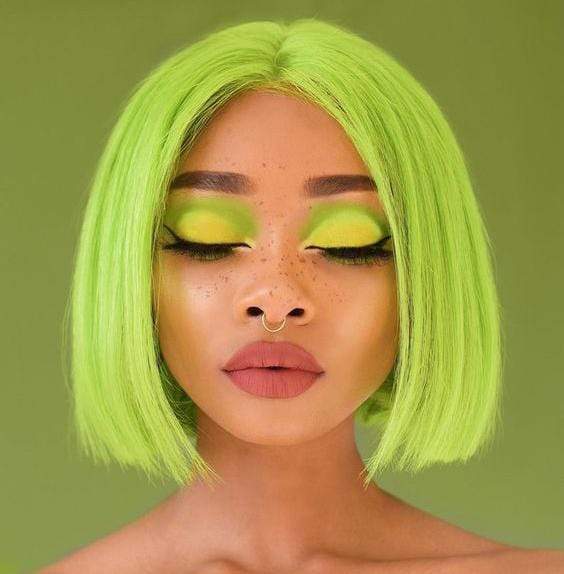 13X4 Colored Straight Hair Bob Wig Brazilian Short Lace Front Wig - wigirlhair