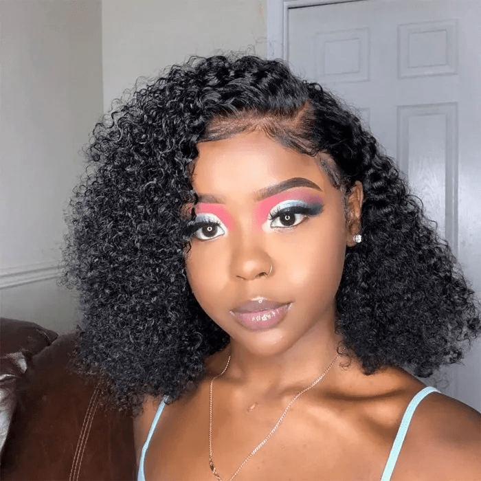 T Part 13x4 Pixie Cut Curly Bob Wig Virgin Human Hair-wigirlhair