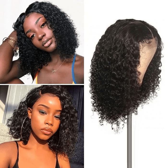 T Part 13x4 Pixie Cut Curly Bob Wig Virgin Human Hair-wigirlhair