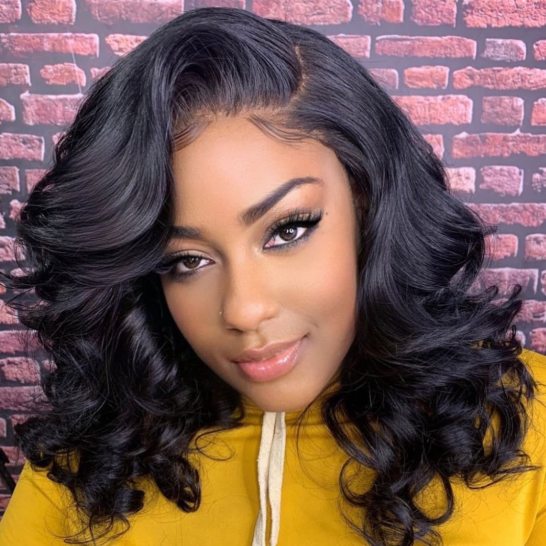 4x4 Body Wave Bob Wig Human Hair Wigs - wigirlhair