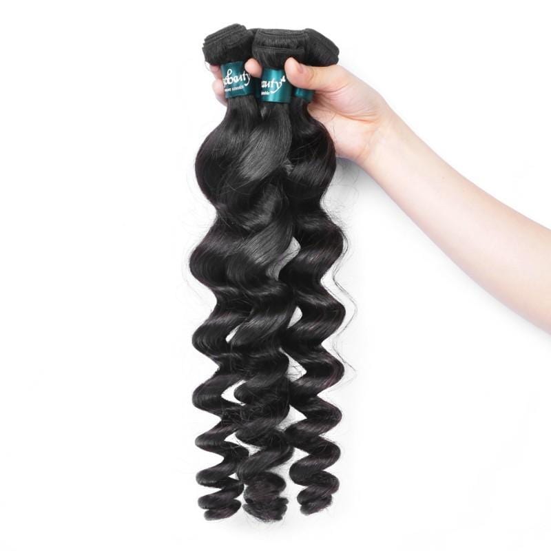 7A Hair Weave Peruvian Hair Loose Wave