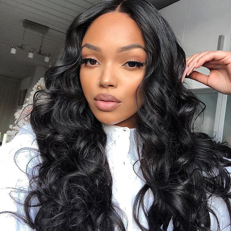 250% 13X6 Body Wave Lace Front Human Hair Wigs Pre-plucked with Baby Hair Lace Wigs-wigirlhair