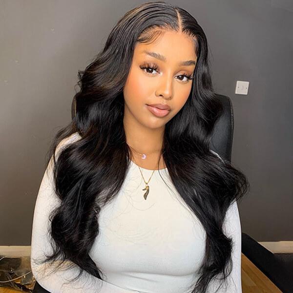 200% Body Wave Lace Front Human Hair Wigs Pre-plucked with Baby Hair Lace Wigs-wigirlhair