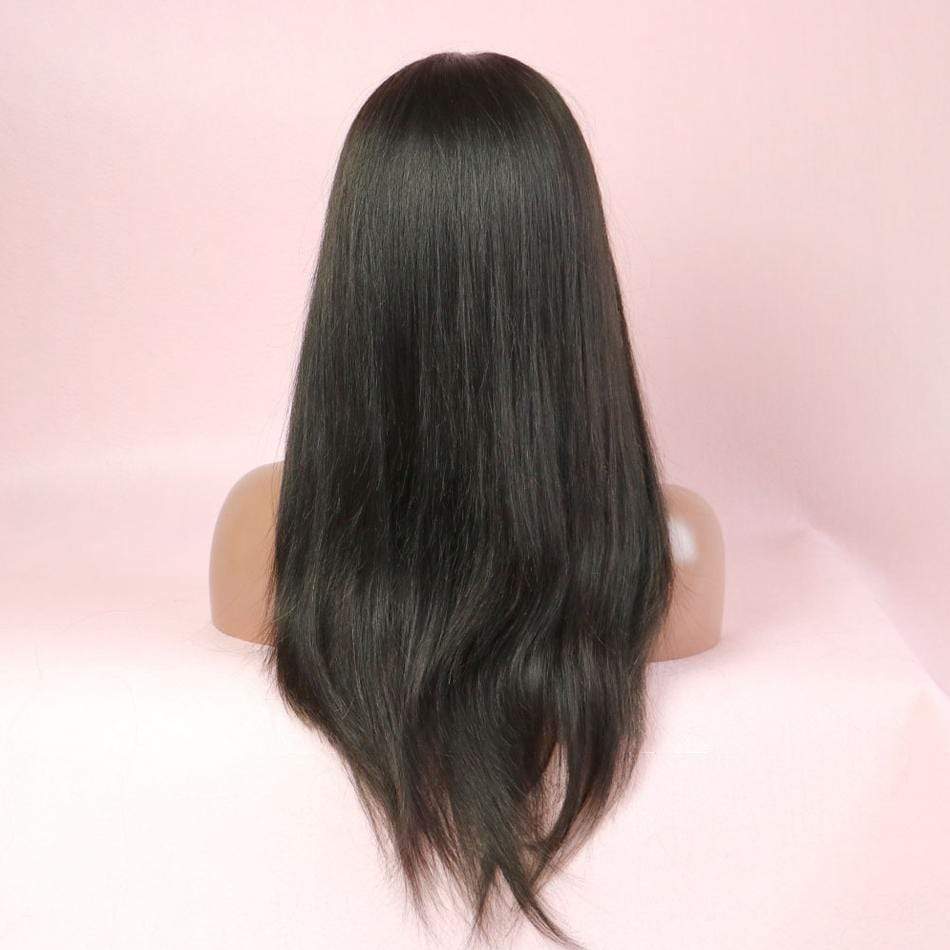 180% Straight 360 Lace Frontal Wigs Pre-plucked Human Hair Wig-wigirlhair