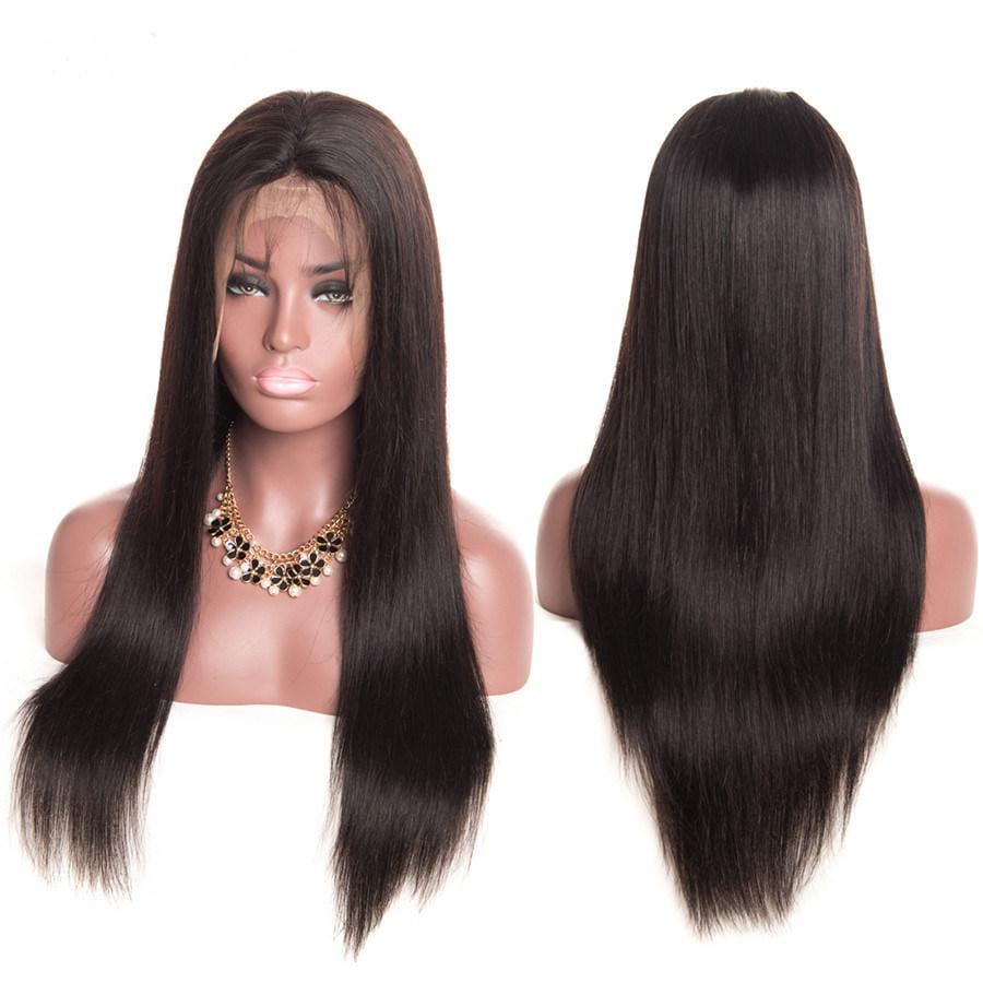 200% Straight Lace Front Human Hair Wigs Pre-plucked with Baby Hair Lace Wigs-wigirlhair