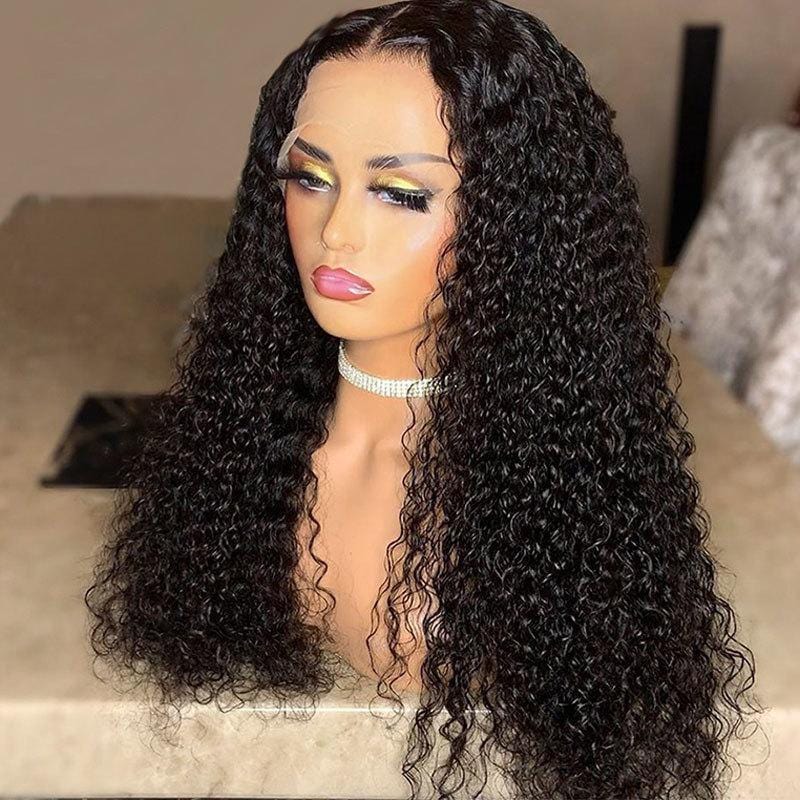 250% 13X4 Deep Wave Lace Front Human Hair Wigs Pre-plucked with Baby Hair Lace Wigs-wigirlhair