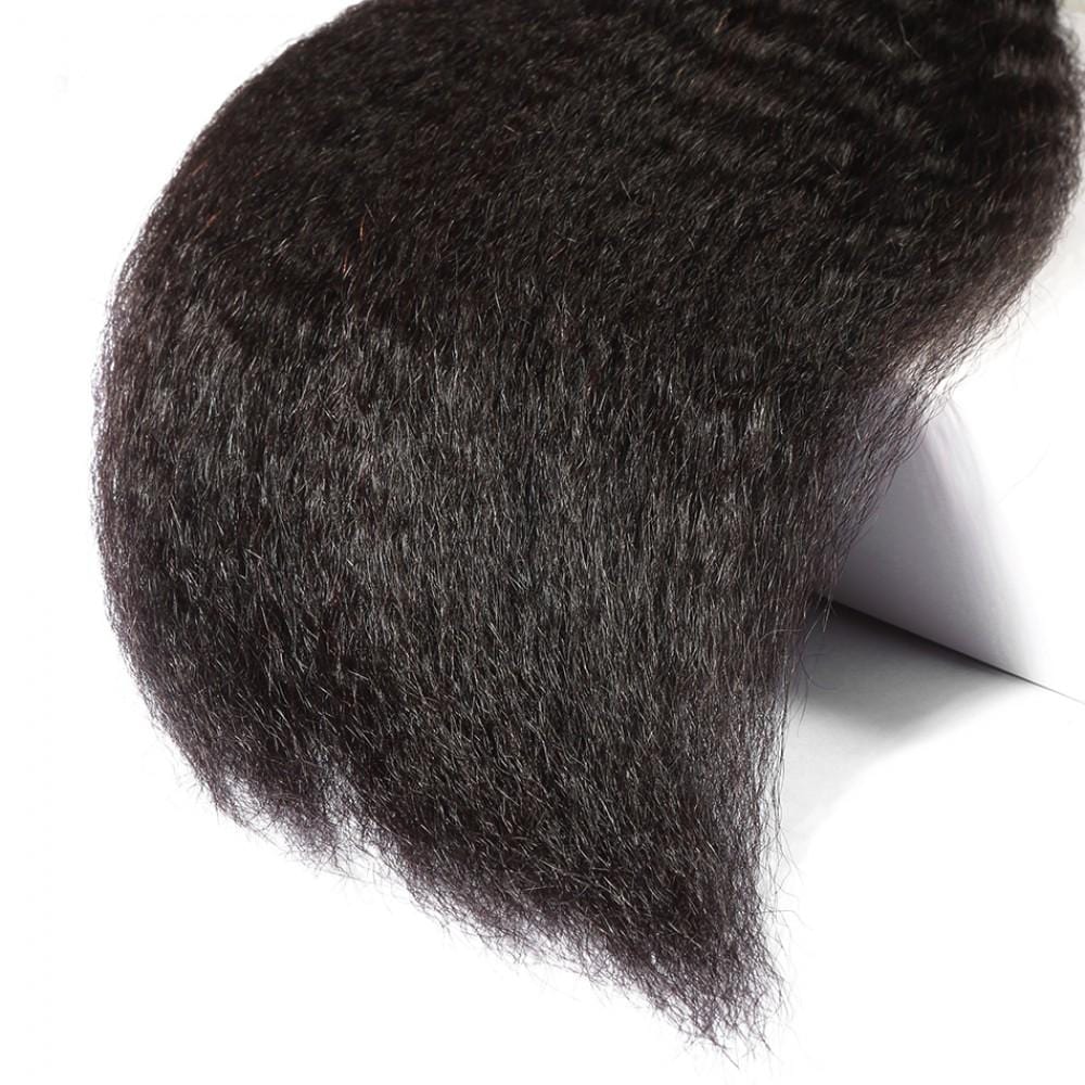 7A Hair Weave Peruvian Hair Kinky Straight