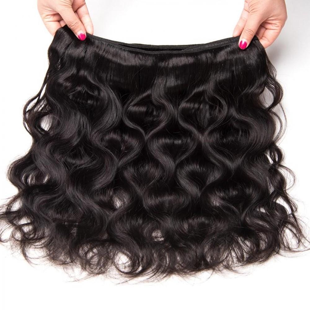 7A 3 Bundles Hair Weave Brazilian Hair With Lace Closure Body Wave