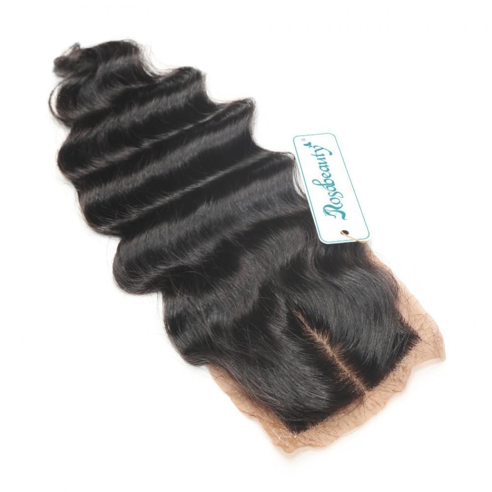 7A 3 Bundles Hair Weave Brazilian Hair With Silk Base Closure Loose Wave