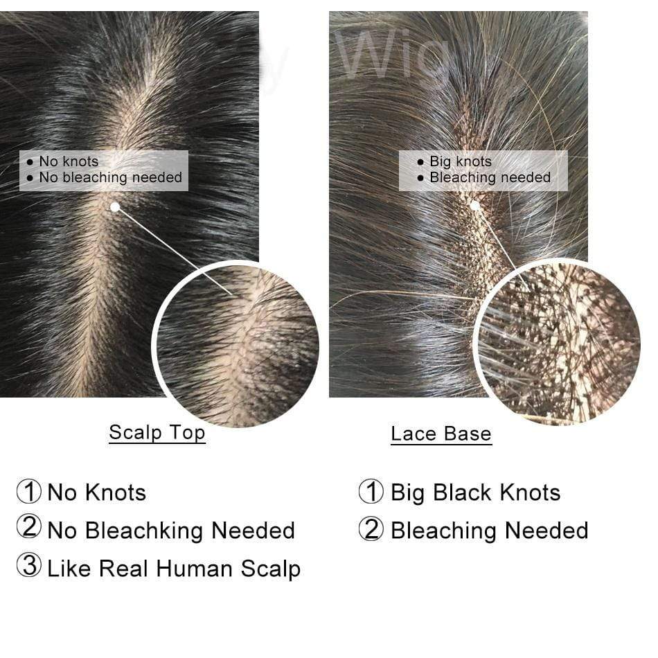 5x5 Lace Closure Wigs Virgin Human Hair Straight - wigirlhair