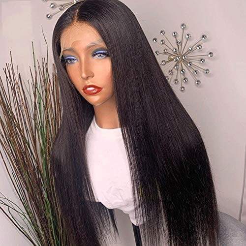 200% 13x6 Lace Front Wigs Human Hair Pre-Plucked Straight Long Wig-wigirlhair
