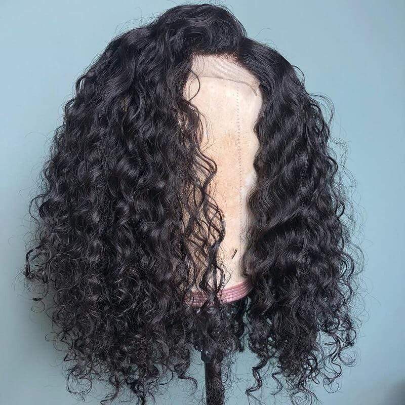 Bob wig human hair lace wig deep curly-wigirlhair