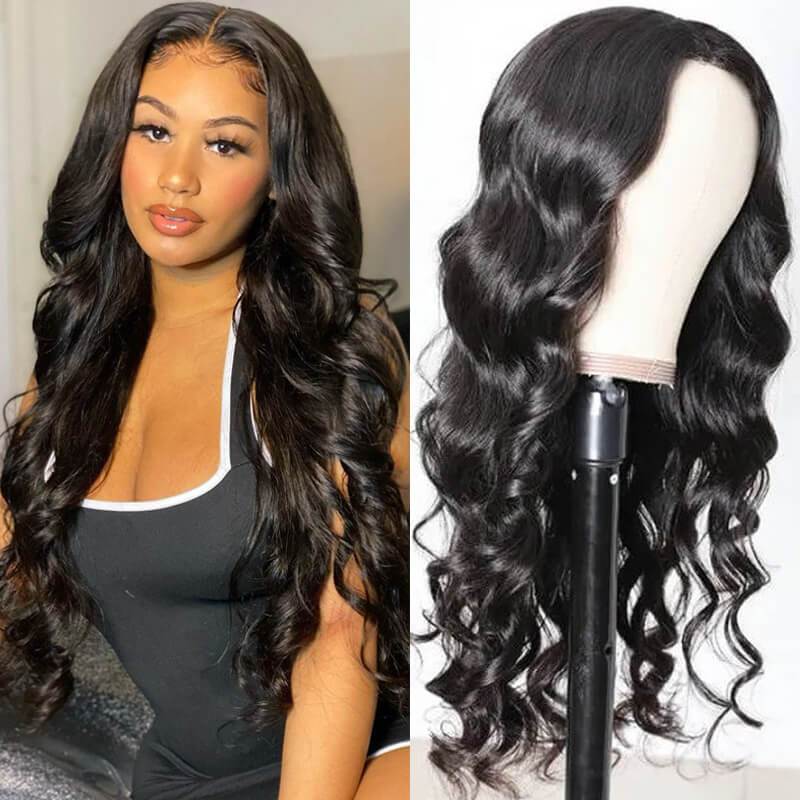 T Part Lace Front Wig Virgin Human Hair Closure Wigs Body Wave-wigirlhair