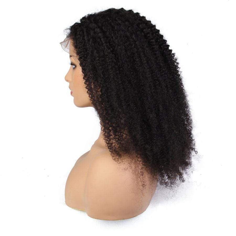 Kinky Curly 13x4 Lace Front Human Hair Wigs Pre-Plucked With Baby Hair Lace Wigs
