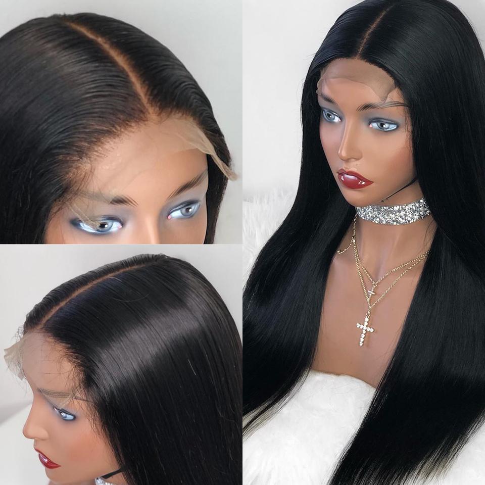4x4 Lace Front Human Hair Closure Wigs Straight - wigirlhair