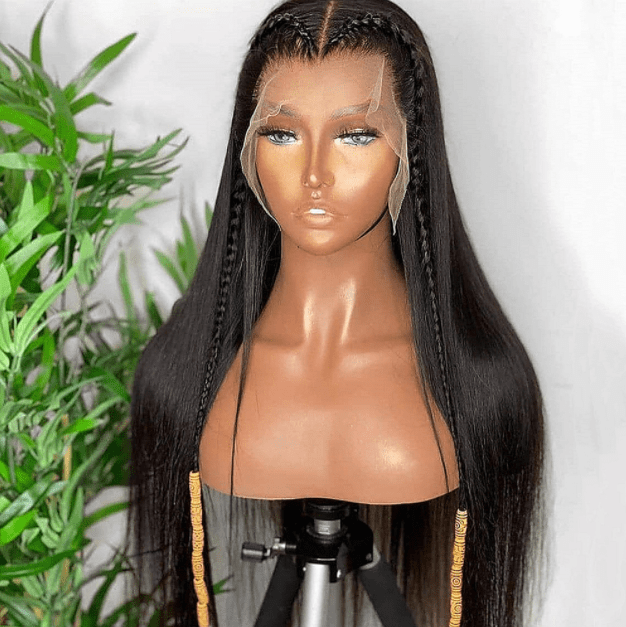 Straight 13x4 Lace Front Human Hair Wigs Pre-plucked with Baby Hair Lace Wigs - wigirlhair